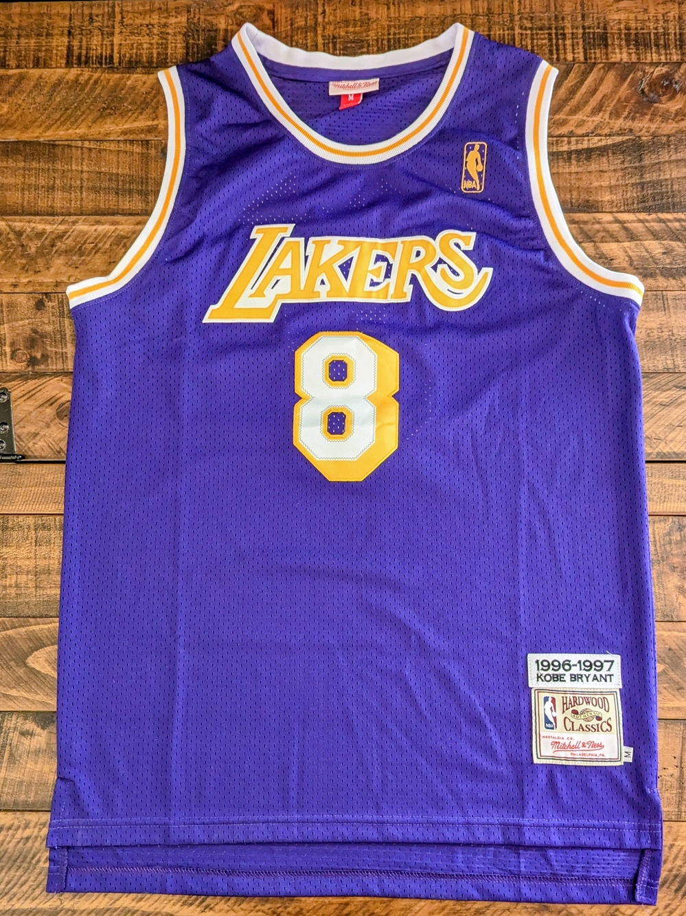 Mitchell & Ness Kobe Bryant #8 Los Angeles Lakers NBA Jersey Purple 96-97 Medium